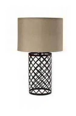 Faro Fretwork Table Lamp - Bronze